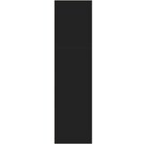vidaXL Regal za knjige crni 40x30x114 cm od konstruiranog drva | shoptok.hr