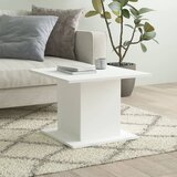  Stolić za kavu bijeli 55,5 x 55,5 x 40 cm konstruirano drvo | Eponuda.com