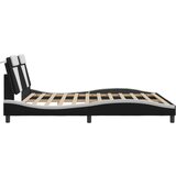  Okvir za krevet s uzglavljem crno-bijeli 180x200cm umjetna koža | shoptok.hr