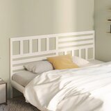 Maison Chic posteljno vzglavje - vzglavna omarica - nočna omarica belo 186x4x100 cm trdna borovina, (21706176) | Shoptok.si
