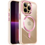 AVIZAR Ohišje MagSafe za iPhone 13 Pro Crystal Color Back, Šampanjec roza, (5000013761) | Shoptok.si