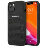 Mercedes AMG TRDI USNJENI OVITEK VZGLIZANE ČRTE ZA IPHONE 13 MINI 5.4 ČRN OVITEK, (21899181) Cene