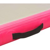  Napihljiva gimnastična podloga s tlačilko 600x100x10 cm modra | Shoptok.si