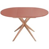 Ragaba Okrogla raztegljiva jedilna miza z dodatno ploščo ø 90 cm Jubi – | Shoptok.si