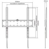 Zidni nosač GEMBIRD WM-55F-02 fiksni, 32”-55” | Eponuda.ba
