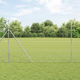 vidaXL Ograda za polje 1.6x25 m Pocinčani čelik | shoptok.hr
