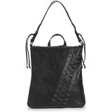 Desigual BACKPACK BLACK PATCH TANGO PRETORIA MINI Crna | shoptok.hr
