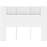 vidaXL vzglavna omarica bela 140x18,5x104,5 cm | Shoptok.si