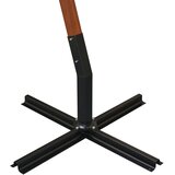 Viseći suncobran 300 x 300 cm s drvenim stupom bijeli | shoptok.hr