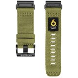 INF Združljiv s Garmin Fenix 8/7X/6X/Epix Pro hitro sprostitveni najlonski pašček Green 22 mm, (5000085426) | Shoptok.si