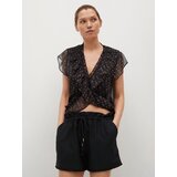 Mango Hlače 'CLAUDI' črna | Shoptok.si