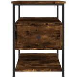 vidaXL Noćni ormarić boja hrasta 40 x 42 x 56 cm konstruirano drvo | shoptok.hr
