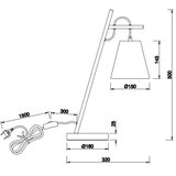  Trio - Stona lampa ANDREUS 1xE14/40W/230V | Eponuda.com