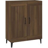  Komoda rjavi hrast 69,5x34x90 cm inženirski les, (20654611) | Shoptok.si