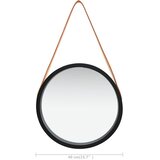 Zidno ogledalo s trakom 40 cm crno | Eponuda.ba