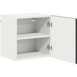 vidaXL Stenska kuhinjska omarica Črna 40 x 31 x 40 cm Konstruiran les | Shoptok.si