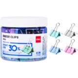 Deli ŠTIPALJKE ZA PAPIR 19x0,4mm U BOJI 1/40 E8555S | Eponuda.com