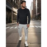 DStreet Bluza męska basic czarna | shoptok.hr