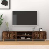 vidaXL TV omarica dimljeni hrast 180x31,5x40 cm inženirski les | Shoptok.si