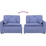  Modularni kauč s naslonom za ruke i jastucima, traperice plave boje, 100 cm | Eponuda.com