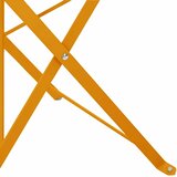  Sklopiva stolica za vrt 2 pcs Gorušica 42 x 46 x 82cm Metal | shoptok.hr