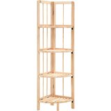 vidaXL Kotna polica iz cedrovine 27x27x110 cm, (20622674) | Shoptok.si