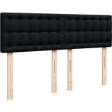 vidaXL Krevet s oprugama i madracem crni 140 x 190 cm od tkanine | shoptok.hr