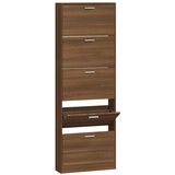 Ormarić za cipele boja hrasta 59x17x169 cm konstruirano drvo | shoptok.hr