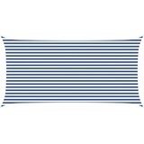 vidaXL Jedro za sunce Plava i bijela 6 x 3 m 100% poliester Oxford - Plava i bijela 3 x 6 m | shoptok.hr