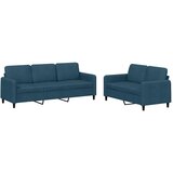 2-dijelni set sofa plavi baršunasti | shoptok.hr