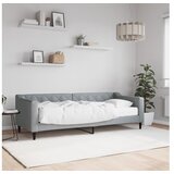 vidaXL Dnevna postelja z vzmetnico svetlo siva 80x200 cm bla Cene