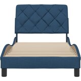  Okvir za krevet bez madraca plava 90x190cm od tkanine | shoptok.hr