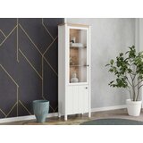 Lesnina XXXL VITRINA, bela, hrast artisan | Shoptok.si