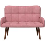 SOFA za dvije osobe Ružičasta 115 x 61 x 87 cm Baršun | shoptok.hr