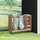Golf ormar s kotačem Umjetnički hrast 120 x 45 x 98 cm | shoptok.hr