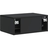  Noćni ormarić za montažu na zid 2 pcs Crna 49 x 34,5 x 20 cm | shoptok.hr