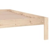  Posteljni okvir iz trdne borovine 200x200 cm, (20601707) | Shoptok.si