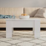  Stolić za kavu visoki sjaj bijeli 79x49x41 cm konstruirano drvo | shoptok.hr