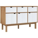  Komoda OTTA smeđe-bijela 114 x 43 x 73,5 cm od masivne borovine | Eponuda.com