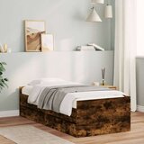 vidaXL Okvir kreveta s ladicama boja dimljenog hrasta 90 x 190 cm | shoptok.hr