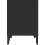  Nočna omarica črna 40x35x50 cm, (20730076) | Shoptok.si