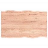 Stolna ploča svjetlosmeđa 80 x 50 x 2 cm od obrađene hrastovine | shoptok.hr