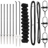  Ograda od lančanika s 7 klinova 1.4x10 m Galvanizirani čelik | shoptok.hr