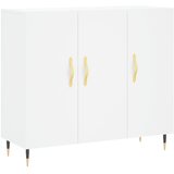  Komoda bijela 90x34x80 cm od konstruiranog drva | shoptok.hr