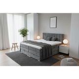 Hom`in POSTELJA BOXSPRING 160 cm x 200 cm , tekstil, leseni material | Shoptok.si