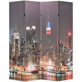 vidaXL Zložljiv paravan 160x170 cm New York ponoči Cene