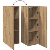 vidaXL 2-dijelni TV ormarić Artisan hrast 30,5x30x90 cm izrađeno drvo | shoptok.hr