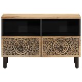  TV ormarić 70 x 33 x 46 cm od masivnog drva manga Smeđa | Shoptok.si