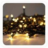 200L tople bijele LED lampice na nizu, 10 + 3 m, za unutarnju/vanjsku upotrebu