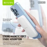 Magsafe Magnetic Power bank 5000mAh + kabl Lightning bela ( 90322 )